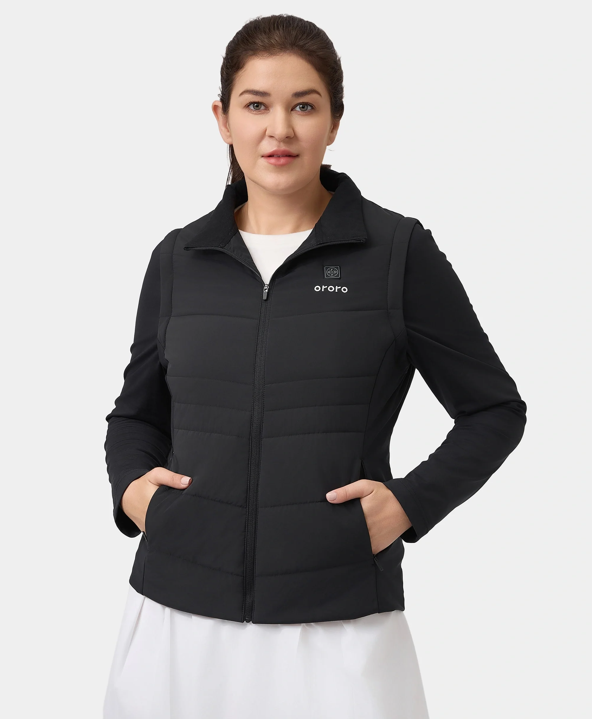 Turnberry Women's Heated Golf Jacket w/ Zip-off Sleeves (Apparel Only) - Image 8