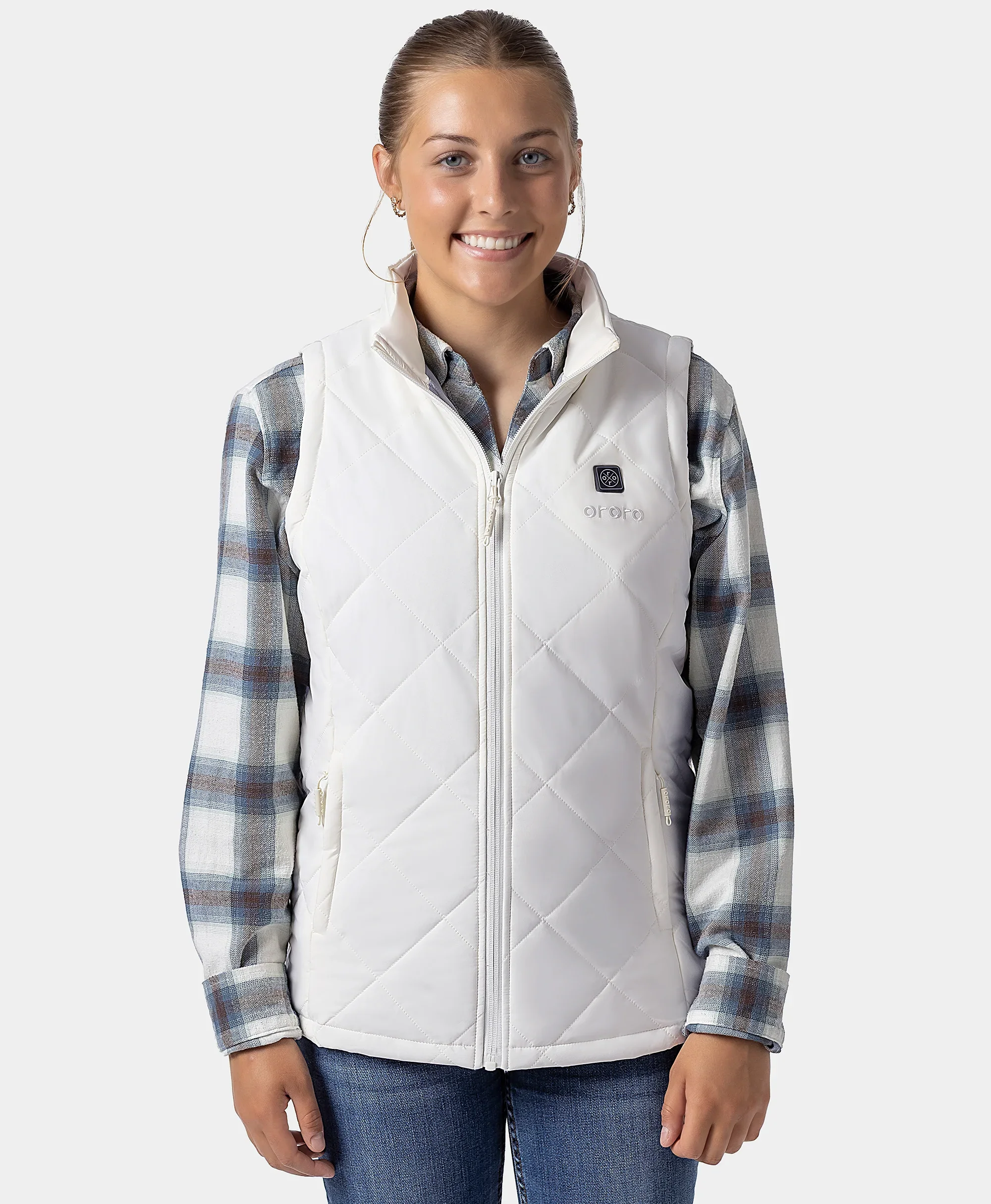 Women’s Junior 4-Zone Heated Quilted Vest - Image 6