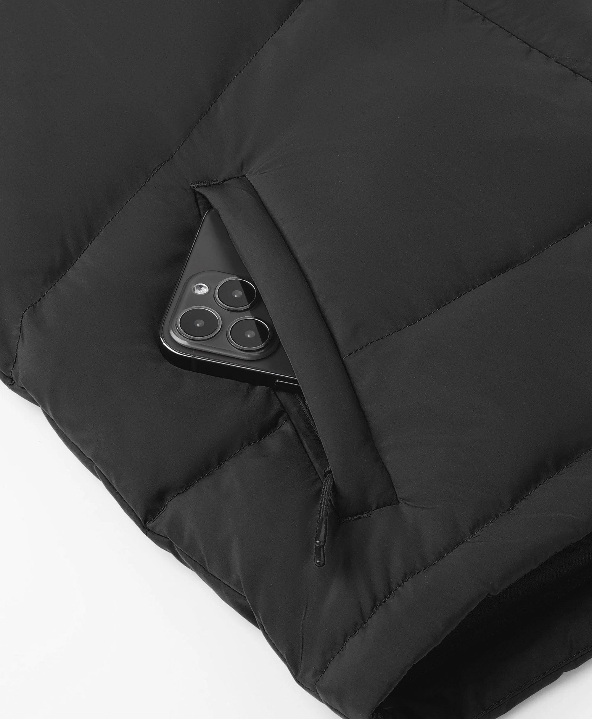 Women's Heated Cropped Puffer Down Vest (Apparel Only) - Image 11
