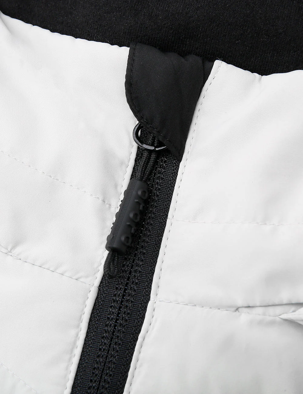 (Open-box) Women's Heated Down Jacket - Black/White (Battery Set Not Included) - Image 6