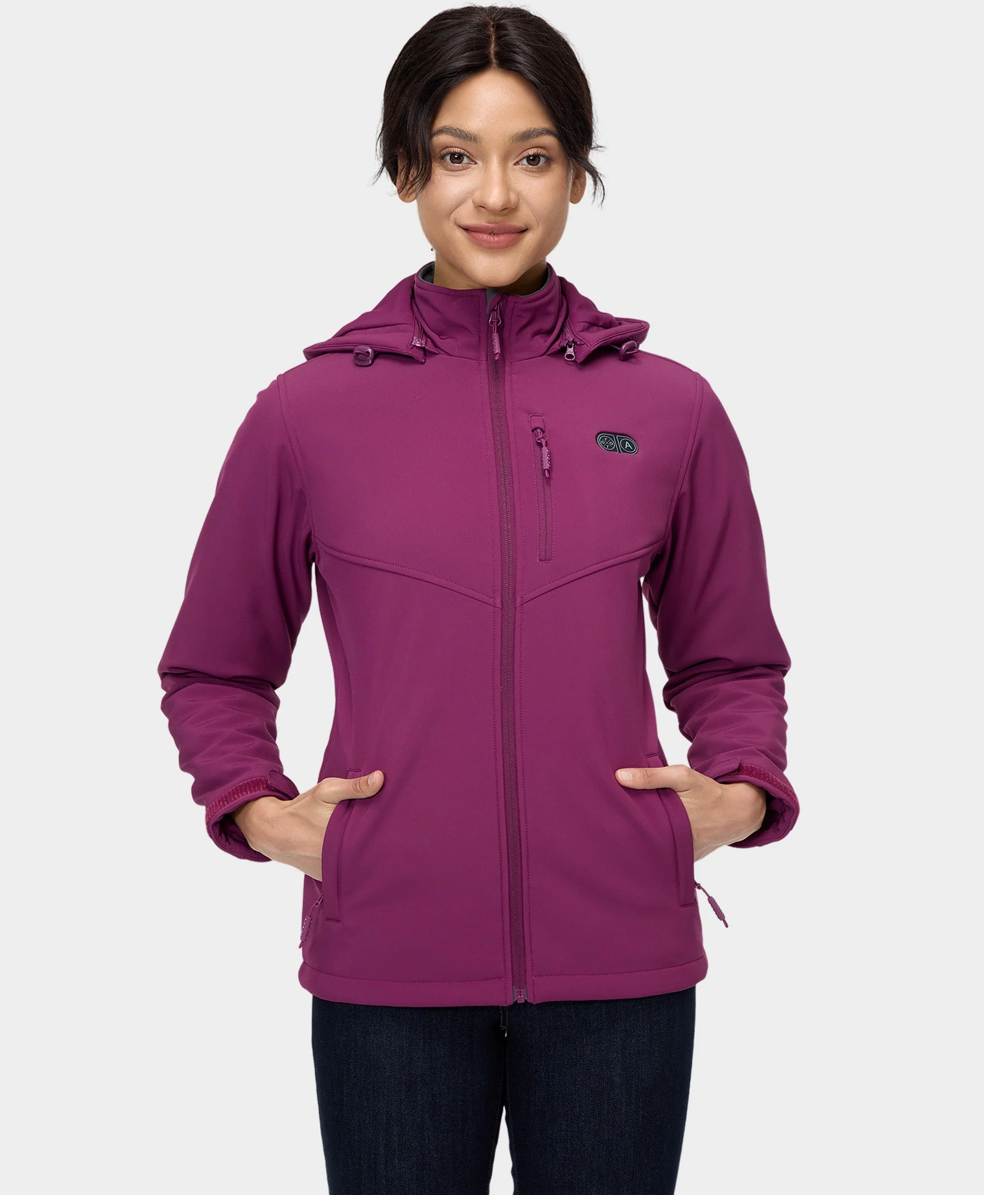 Women's Heated Dual Control Jacket with 5 Heating Zones (Pocket Heating) (Apparel Only) - Image 16