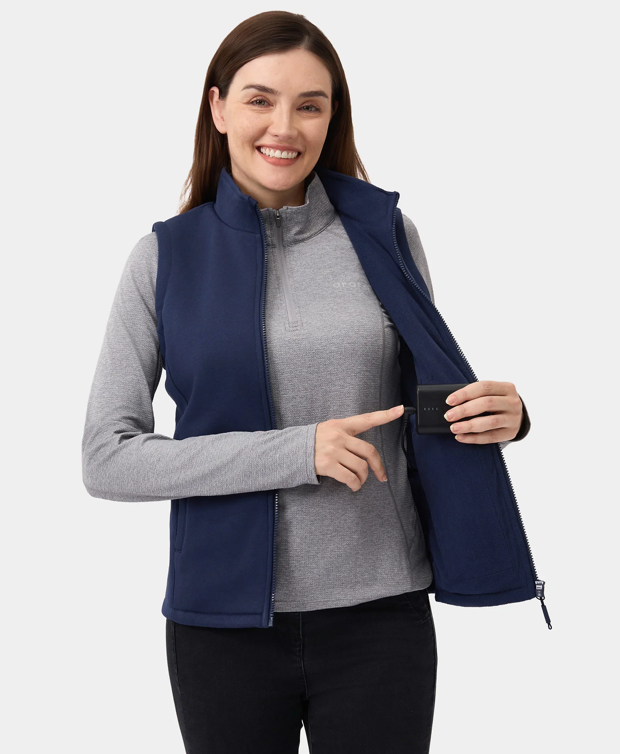 (Open-box) Women's Heated Fleece Vest (2025) (Battery Set Not Included) - Image 25