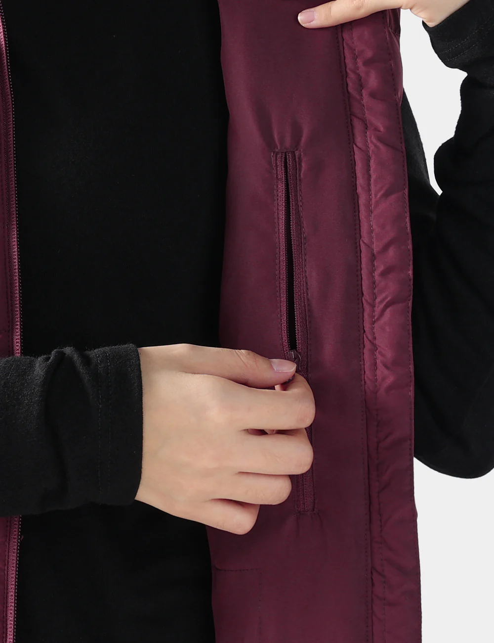 (Open-box) Women's Heated Lightweight Down Vest (Battery Set Not Included) - Image 7