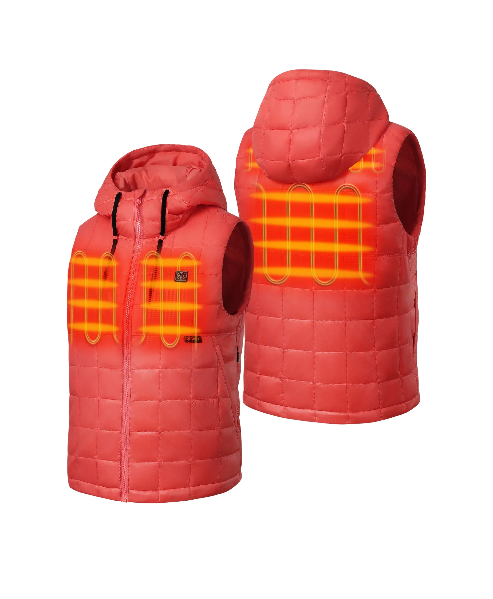 PuffLyteâ„¢ Women's Junior 4-Zone Hooded Heated Vest - Image 14