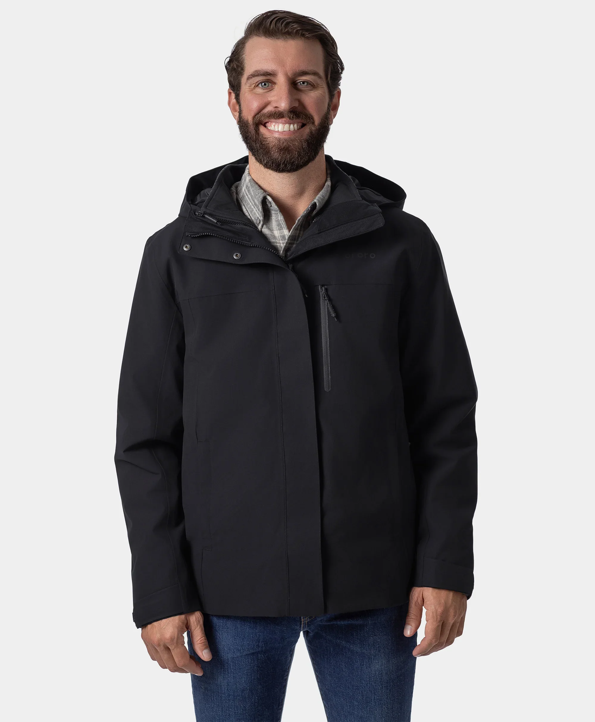 River Ridge Men’s 3-in-1 Heated Jacket with Fleece Liner - Image 15