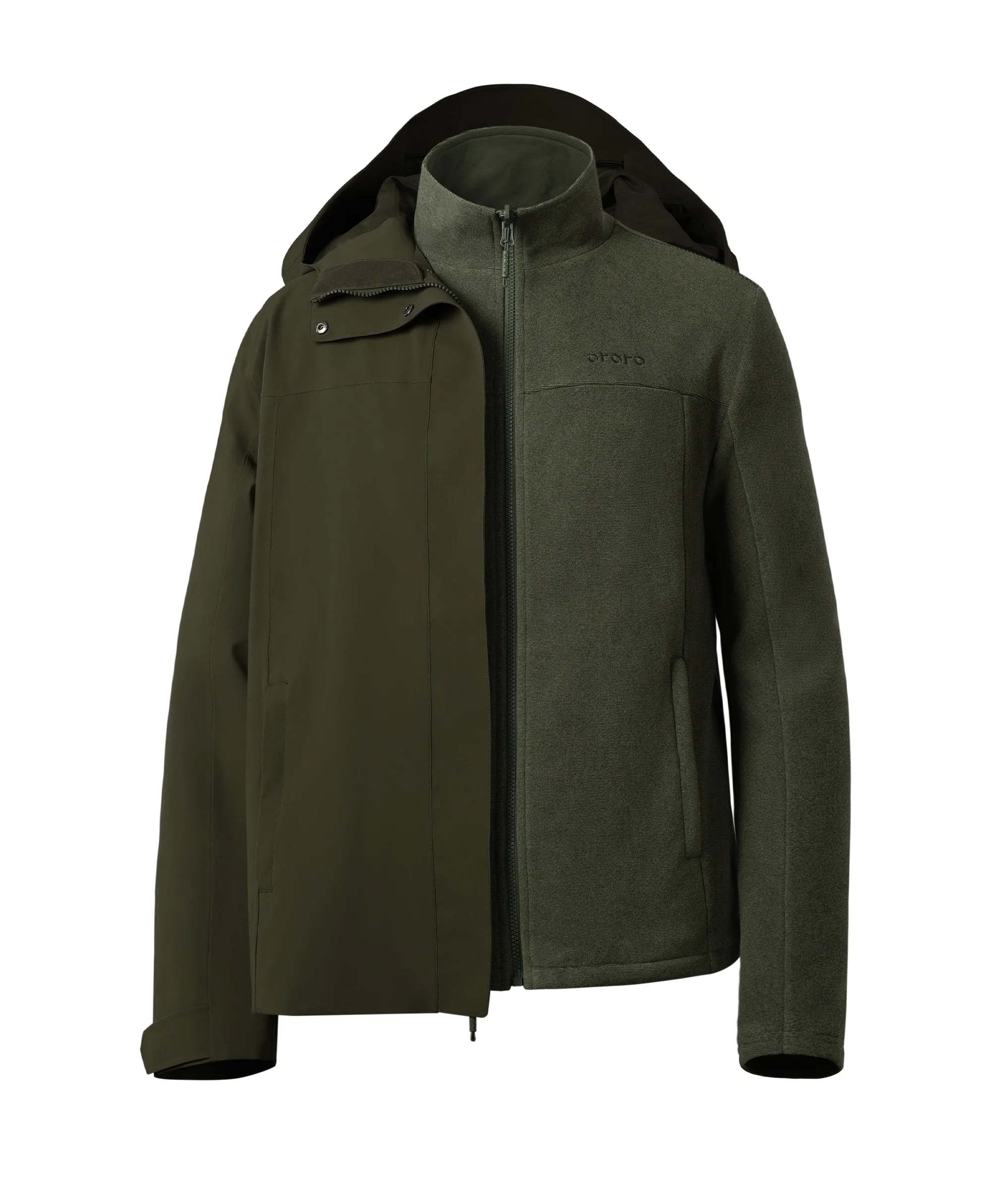 River Ridge Men’s 3-in-1 Heated Jacket with Fleece Liner - Image 4