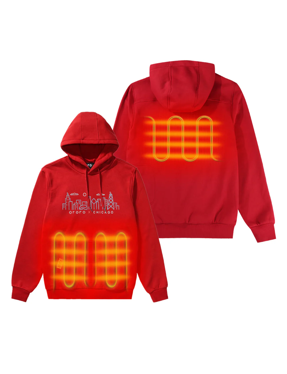 Final Sale - Heated Pullover Hoodie - Chicago Edition (Apparel Only) - Image 2