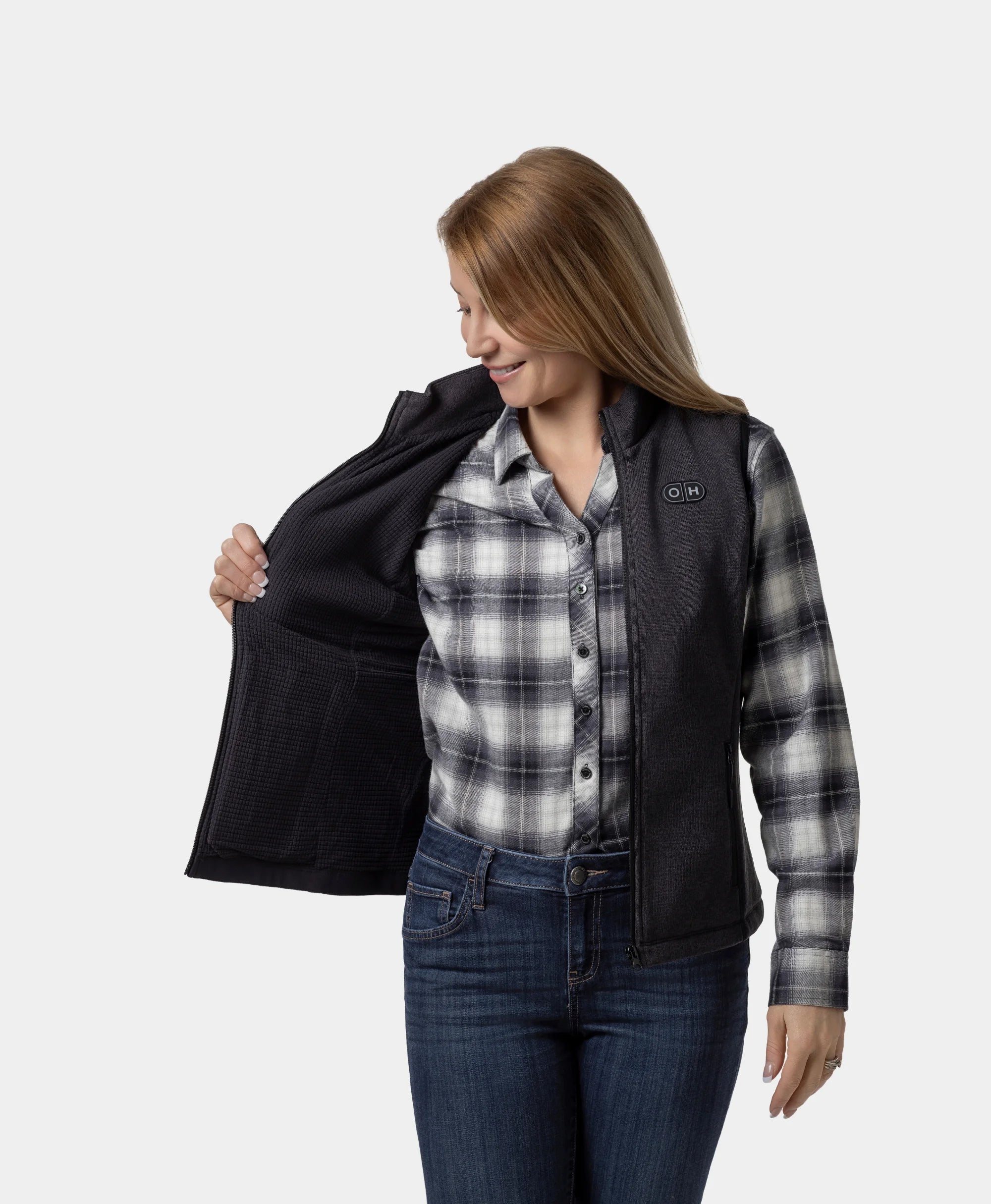 ororo x OpenHeat OH-1 Women’s Heated Recycled Fleece Vest (w/ Type-C Power Port) - Image 10