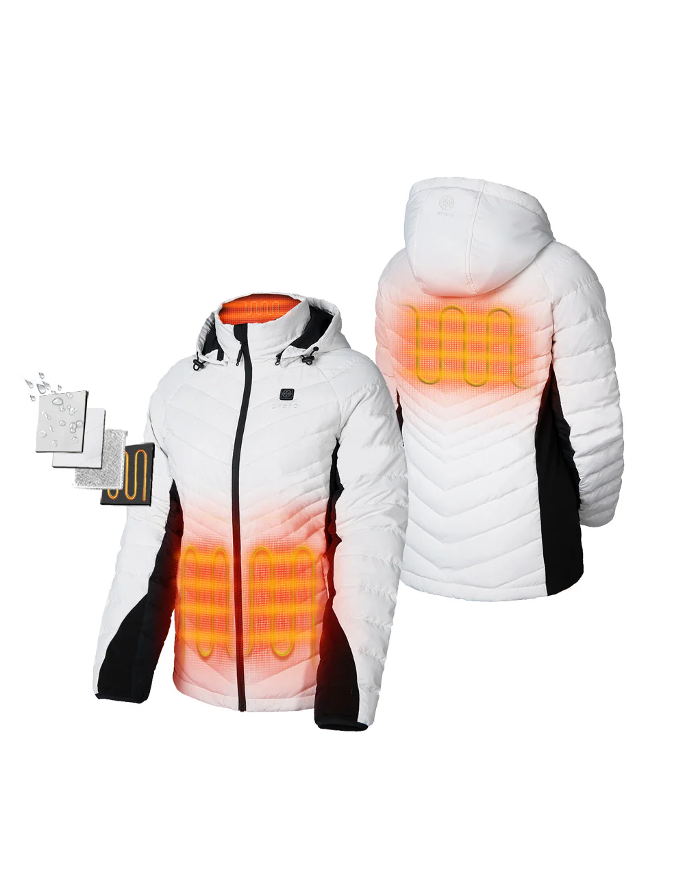 Cloudland Women's Heated Down Jacket (Apparel Only) - Image 2