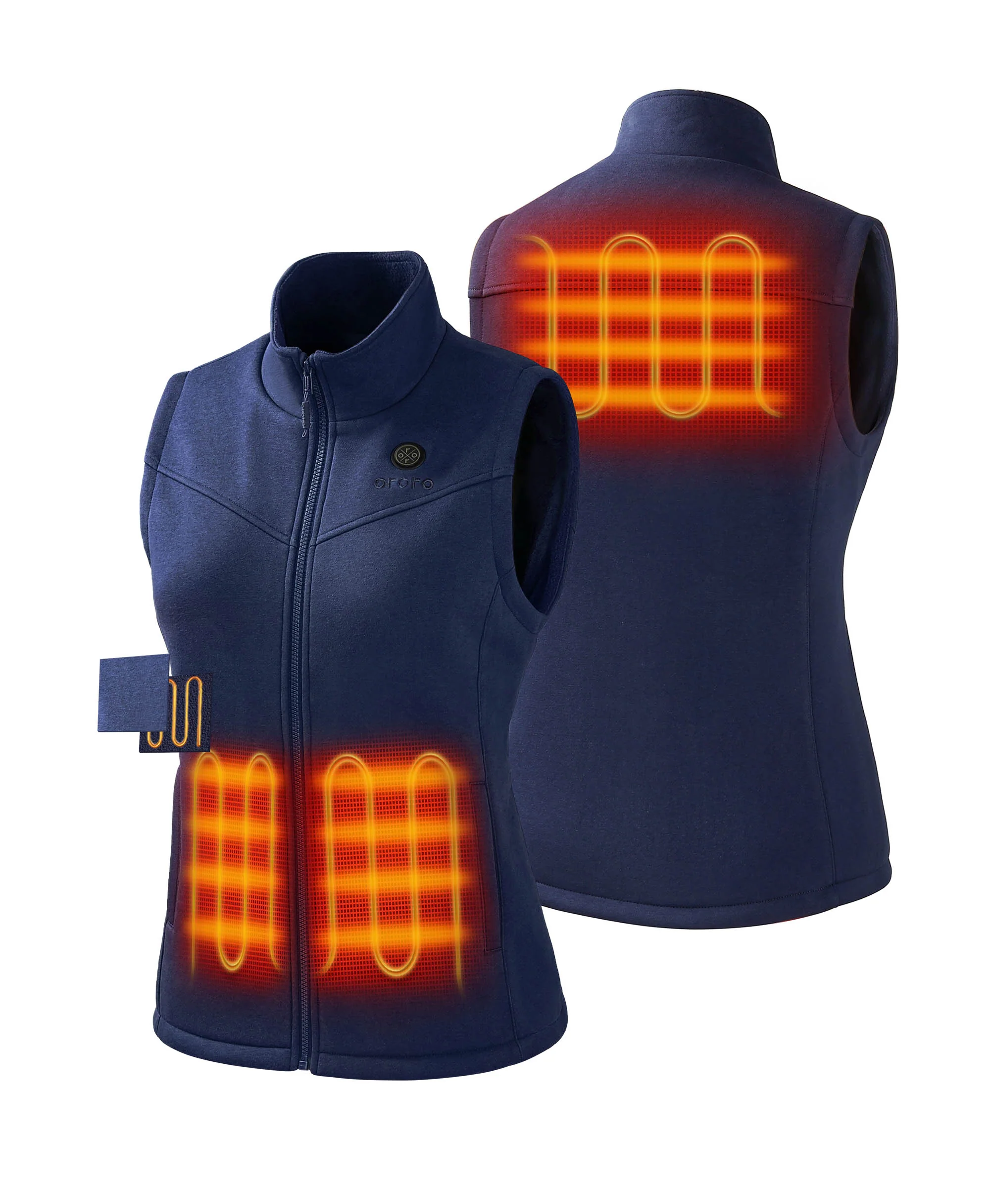 Women's Heated Fleece Vest - New Colors (Final Sale) - Image 11