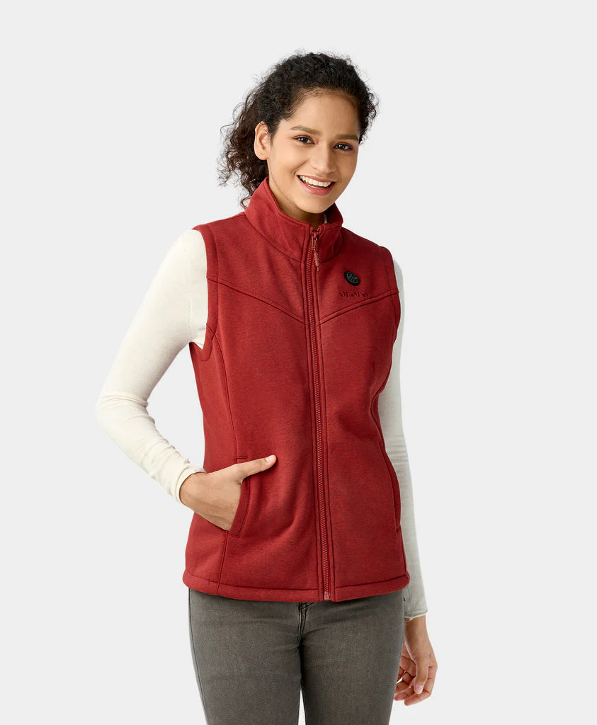 Women's Heated Fleece Vest - New Colors (Final Sale) - Image 3