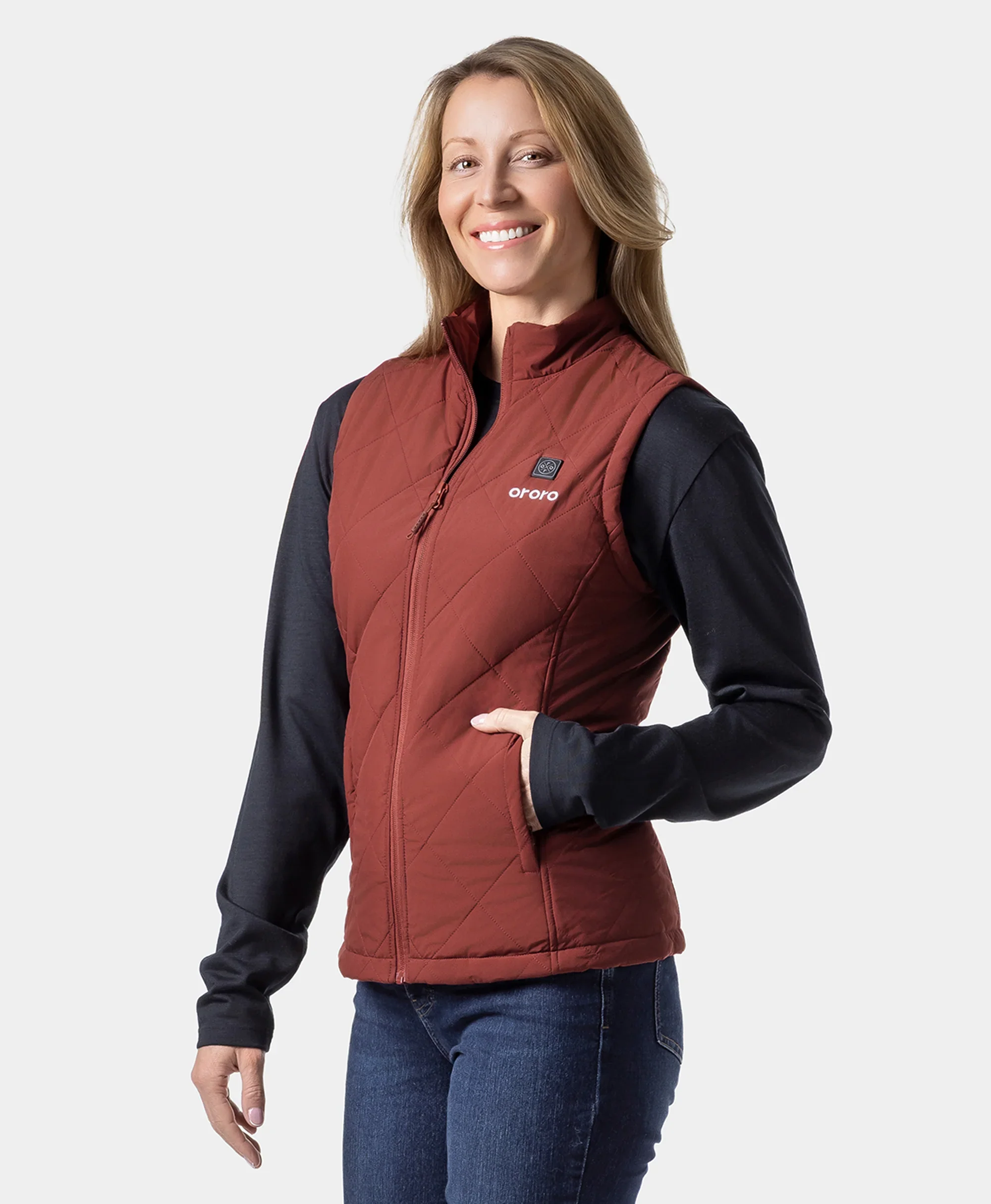Women's Heated Quilted Vest - New Colors - Image 22