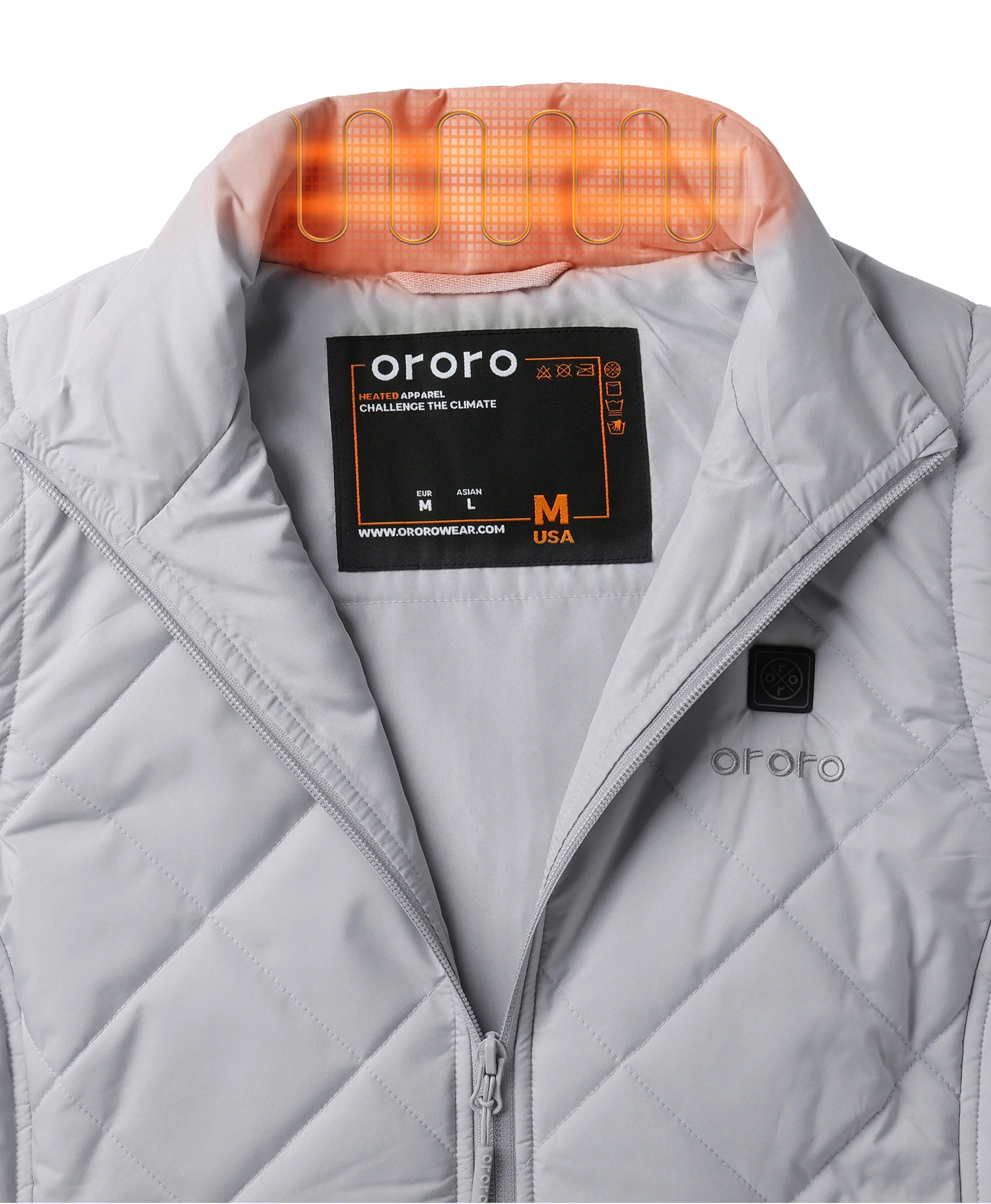 Women's Heated Quilted Vest - New Colors - Image 40