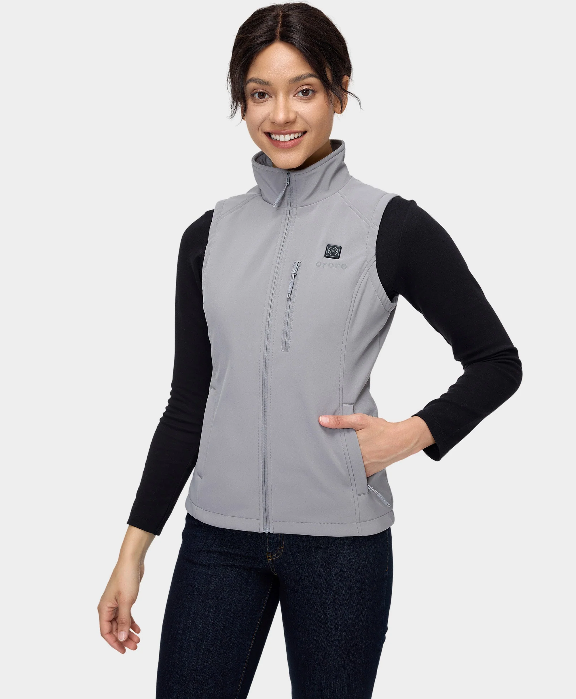 Women's Heated Softshell Vest - Lower Back Heating (Apparel Only) - Image 12