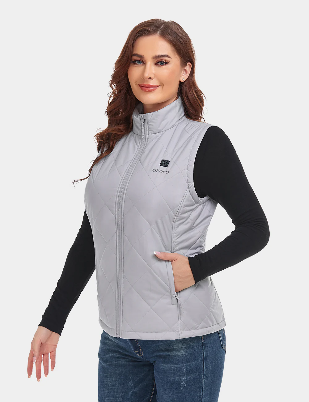 Women's Heated Quilted Vest - New Colors - Image 38