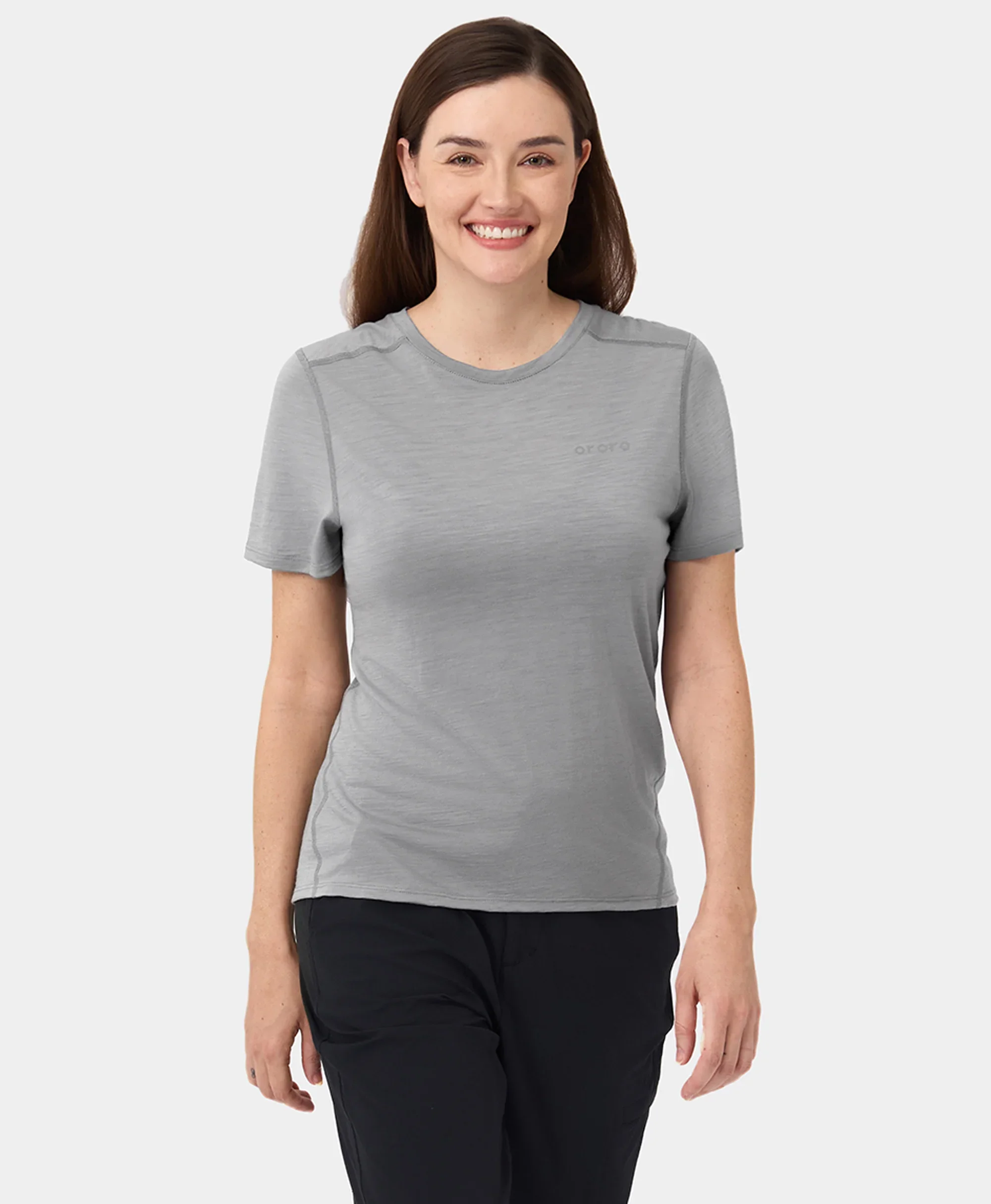 Women's Short Sleeve 100% Wool T-Shirt (Final Sale) - Image 10