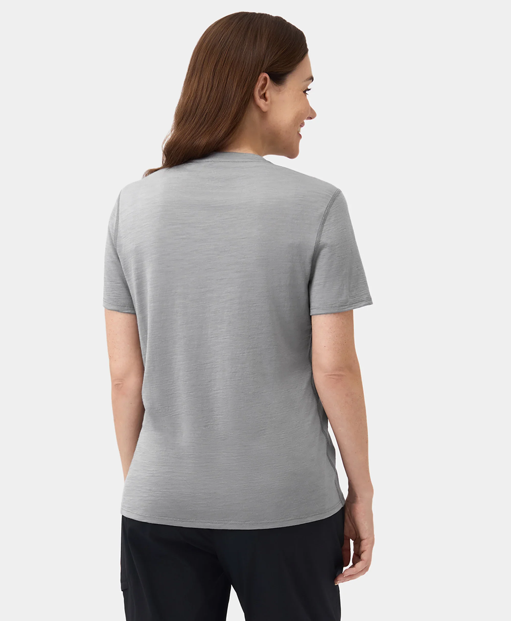 Women's Short Sleeve 100% Wool T-Shirt (Final Sale) - Image 12